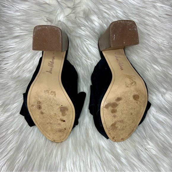 Sam Edelman Yumi Black Heeled Mule Sandal Size 7 - Picture 5 of 8